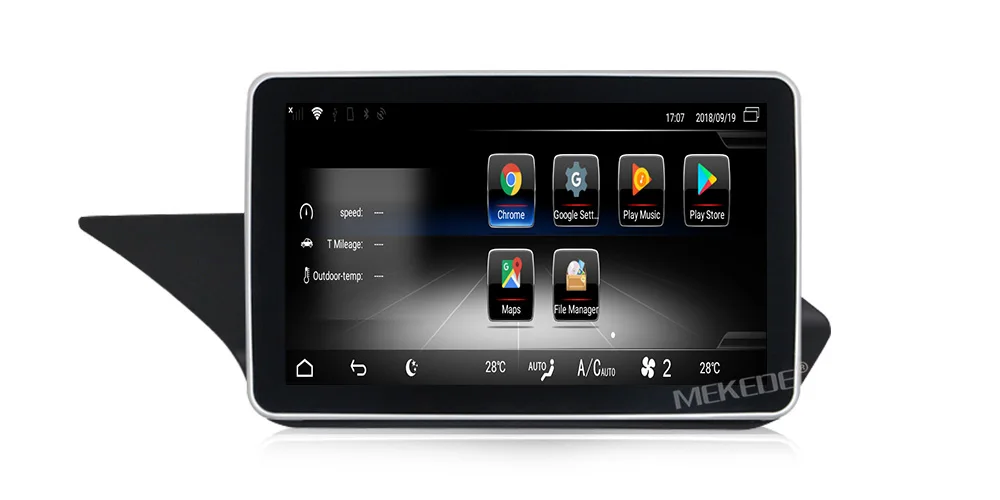 Discount MEKEDE 9" Android 7.1 4-Core CPU 3+32G Car Radio GPS Navigation Bluetooth WiFi Head Unit Screen for Mercedes Benz E W212 S212 13