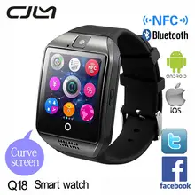 Cjlm Q18 Apro SmartWatch Android Montre Connecter Armbanduhr Mit TF & Sim-karte Kamera NFC Bluetooth Smartwatches Für Android/IOS