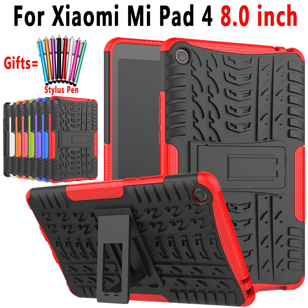 Чехол для Xiaomi mi Pad 4 mi Pad 4 mi pad4 8,0 дюймов кремния крышку 2 в 1 Гибридный Прочный долговечный принципиально Подставка для планшета защитный