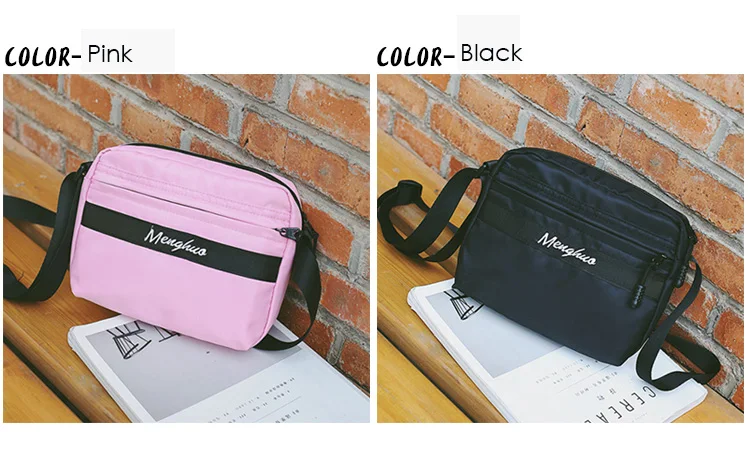 Menghuo Waterproof Nylon Women Messenger Bags Small Purse Shoulder Bag Female Crossbody Bags Handbags High Quality Bolsa Tote (4)