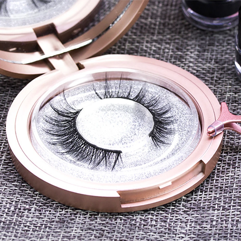 

Magnetic False Eyelashes No Glue Reusable Fake Eyelash Long Lasting Natural Soft Eyelashes Extension False Eyelash Tweezers Kit