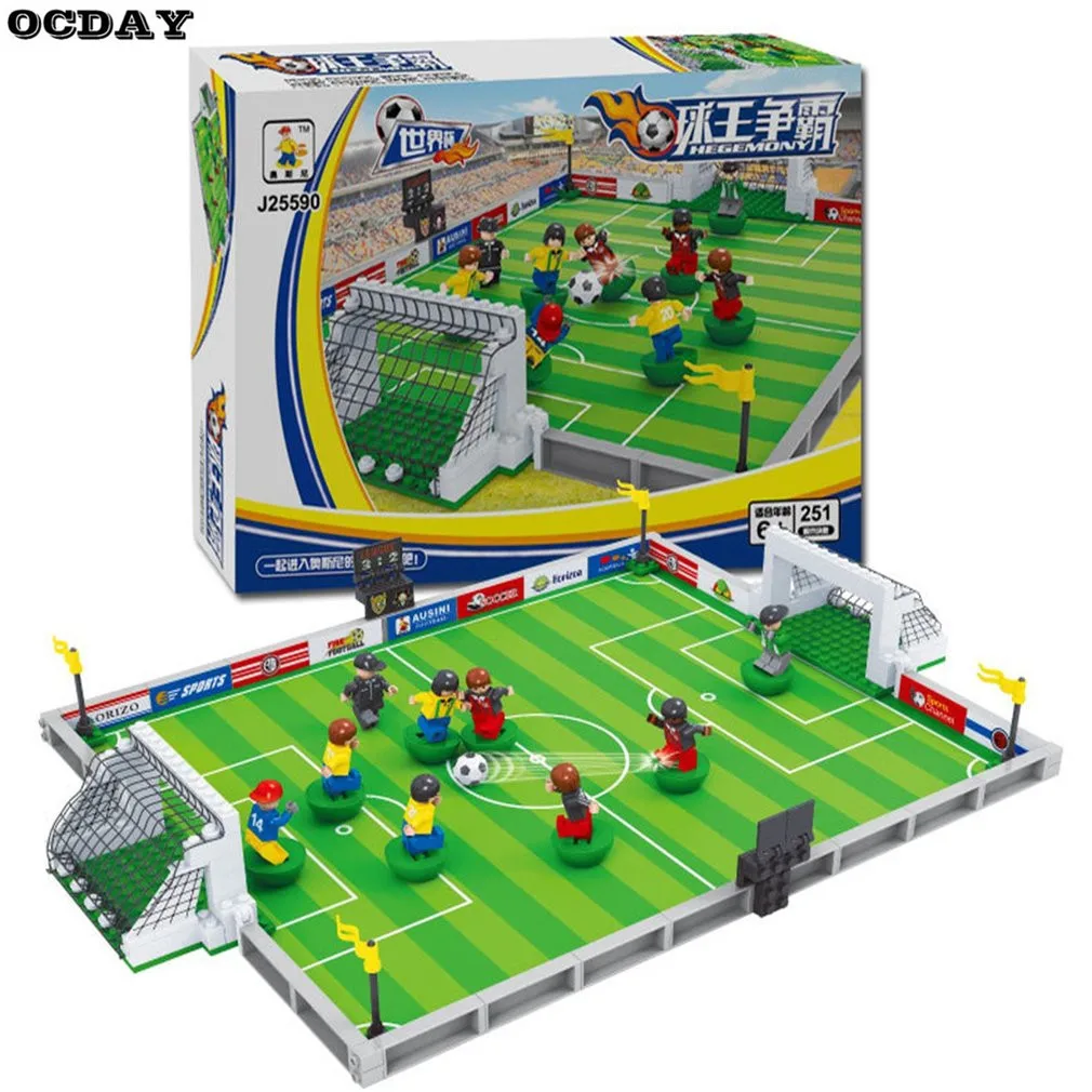 

OCDAY Model Building Kits Compatible For Lego City Football 3D Blocks Educational Model Toys Develop Hobbies Interest For Child