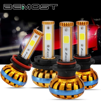 

BEMOST W2 Auto Led Headlight Bulbs 9005 9006 H11 H4 880 9012 H1 H3 H7 H13 5202 P13W 8000LM Car LED DIY Colors Headlamp Fog Light