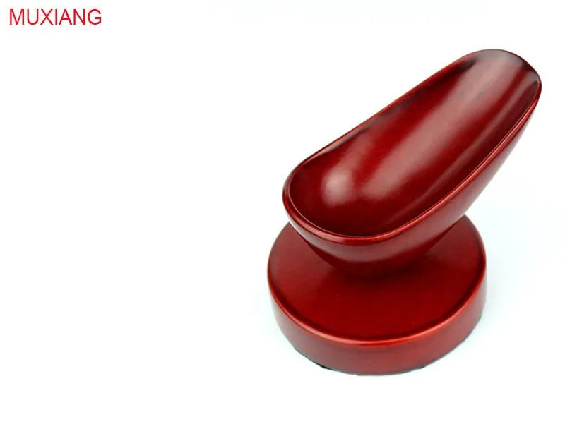 3 solid red wood round bottom 1 smoking pipe rack