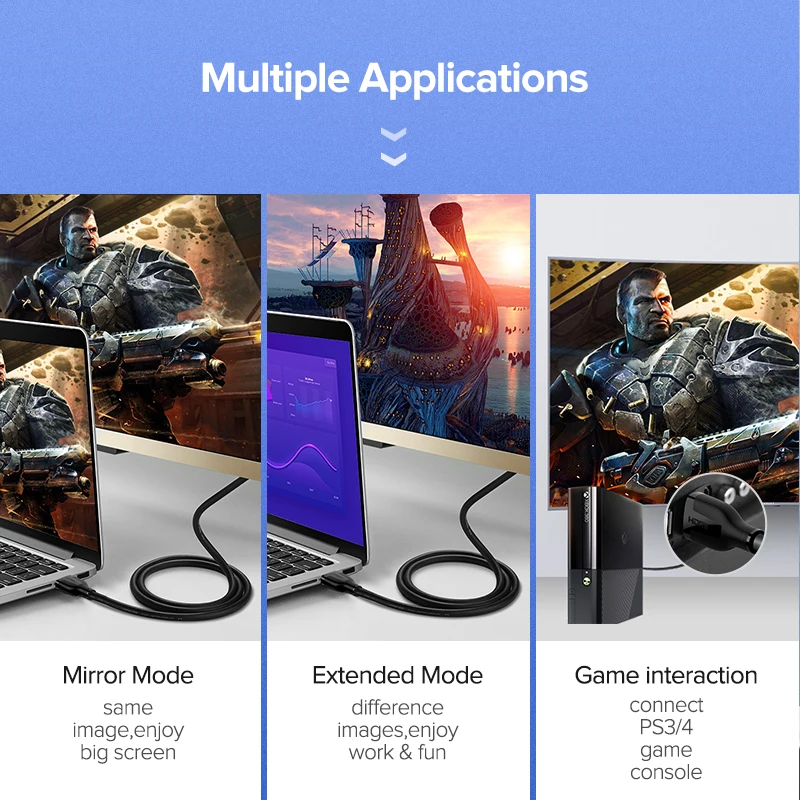 Ugreen HDMI كابل 4 K HDMI 2.0 كابل ل IPTV LCD xbox 360 PS3 4 برو قمة مجموعة مربع Nintend التبديل العارض كابل HDMI 5 M 10 M Ugreen HDMI كابل 4 K HDMI 2.0 كابل ل IPTV LCD xbox 360 PS3 4 برو قمة مجموعة مربع Nintend التبديل العارض كابل HDMI 5 M 10 M
