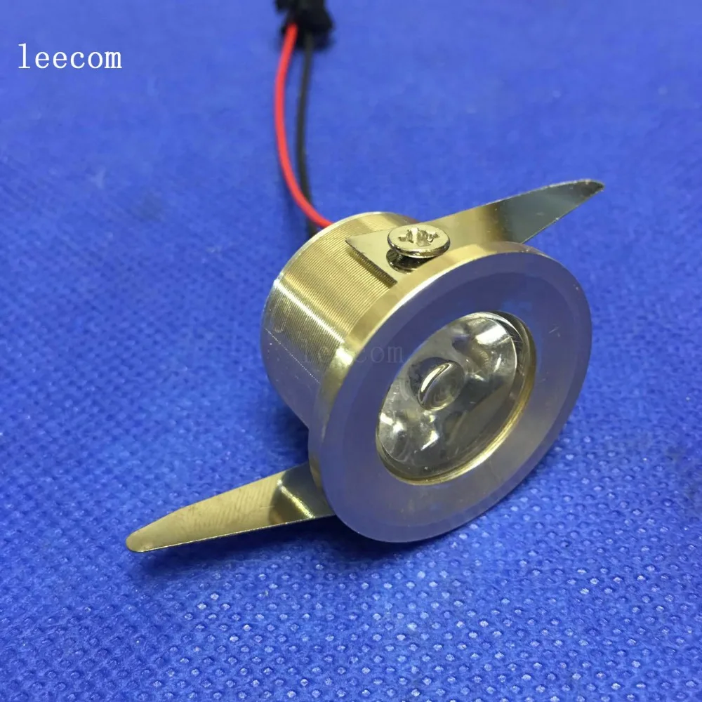 

10pcs Adjustable-pitch Led Cabinet Light Light Energy Saving Spot Home gold color Downlight Mini Recessed Lamp