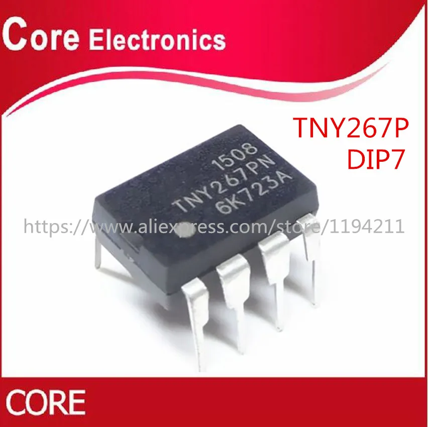 100 шт. TNY267PN TNY267 DIP 7 Новый|chip power|10 pcs |
