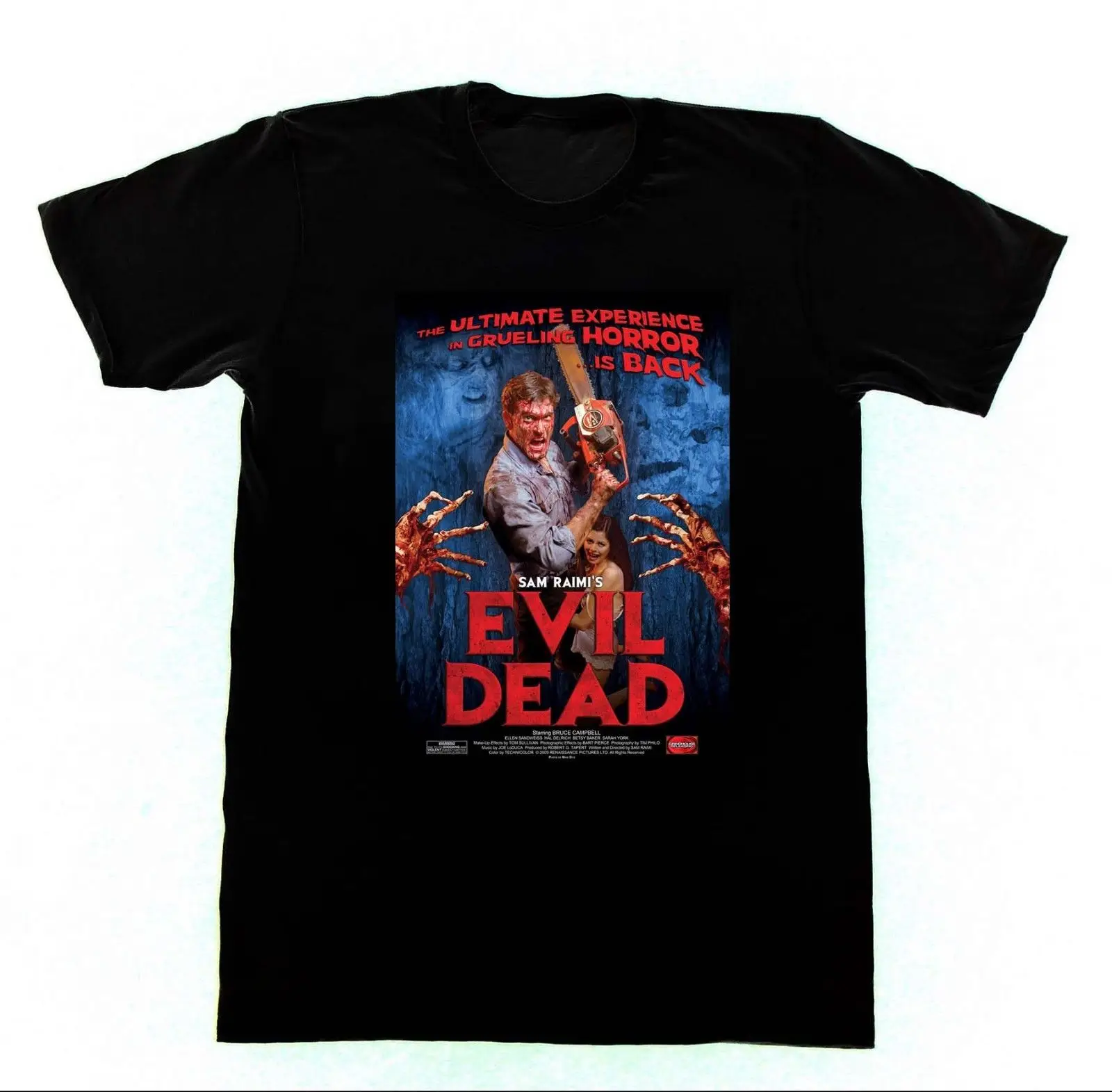 Мужская хлопковая футболка с коротким рукавом The Evil Dead | одежда