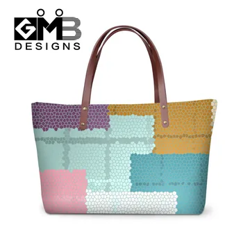 

Colors Geometric Striped Women Handbags Fashion Casual Travel Shoulder Bags Useful Shopping Bag Ladies Beach Bag Bolsa Feminina