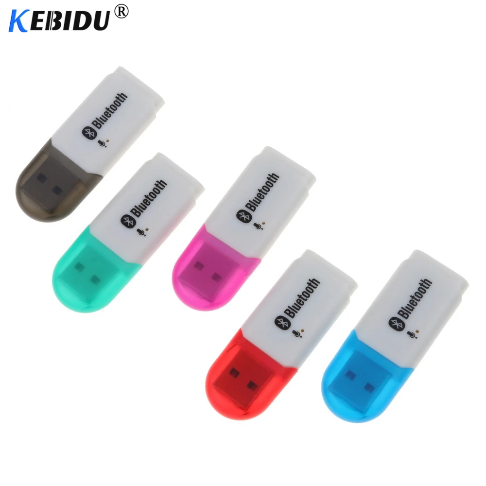 kebidu Wireless Mini USB Bluetooth V5.0 Receiver Audio Stereo Handfree Aux Adapter Car Kit for iPhone Android | Электроника