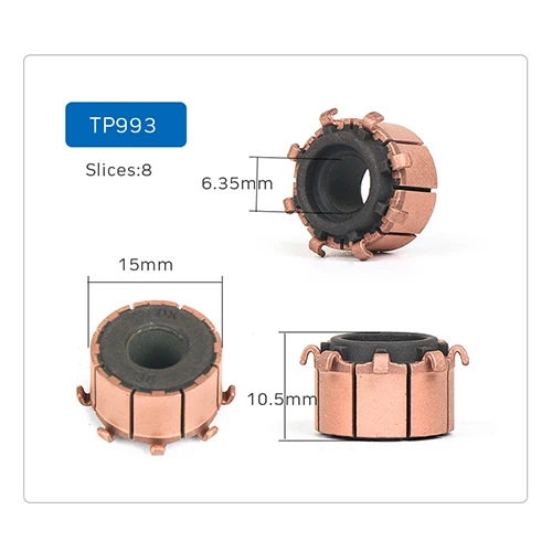 Медные стержни генератора, Электрический мотор, коммутатор, медный тон, Dremel инструменты, коммутационный прибор для мини-дрели на арматуре, Commutat - Цвет: TP993