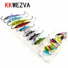 

Attractive 26pcs and Boxes Fishing Lure winter Ice Fishing Hard Bait Minnow Pesca Tackle Isca Artificial Bait Crankbait Swimbait
