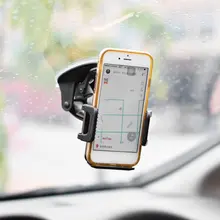 360 градусов вращающийся смартфон, GPS автомобильный держатель Регулируемый кронштейн для 3,5-6,5 дюймов мобильного телефона