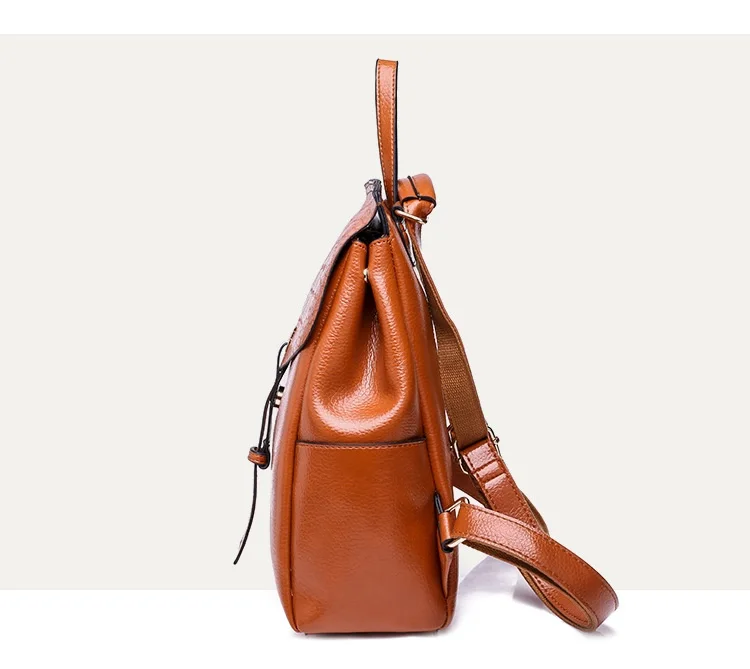 Fashion Crocodile Women Backpack High Quality PU leather Shoulder bag female Backpack for Teenage Girls School Bag Daypack (11)