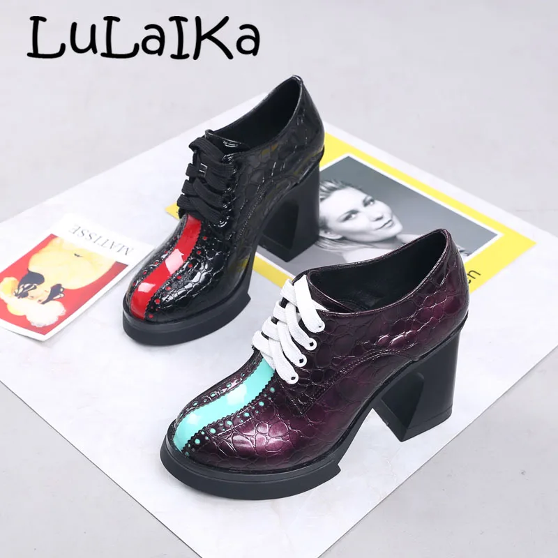 

2018 New Autumn Winter Women Boots High Quality Solid Lace-up European Ladies Shoes PU Leather Sexy Woman Boots Free Shipping
