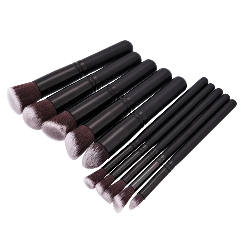 Новинка 10 шт./компл. Beauty Pro пудра для основы макияжа Blushes Pincel Kit инструмент основа