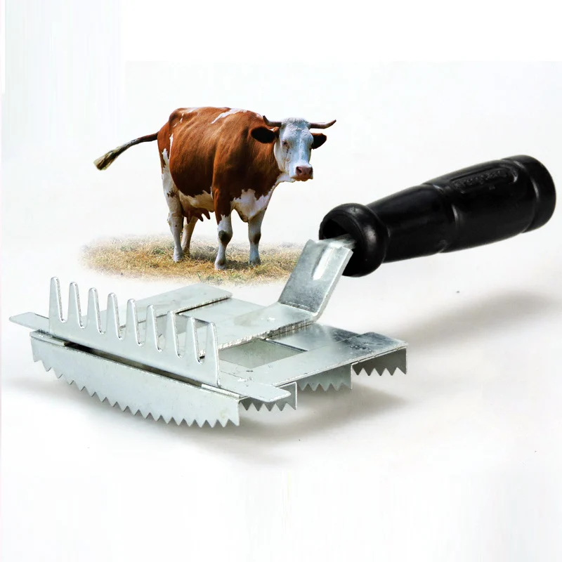 Cow Sheep Horse Open Knot Comb Long Thick Hair Fur Remove Grooming Rake