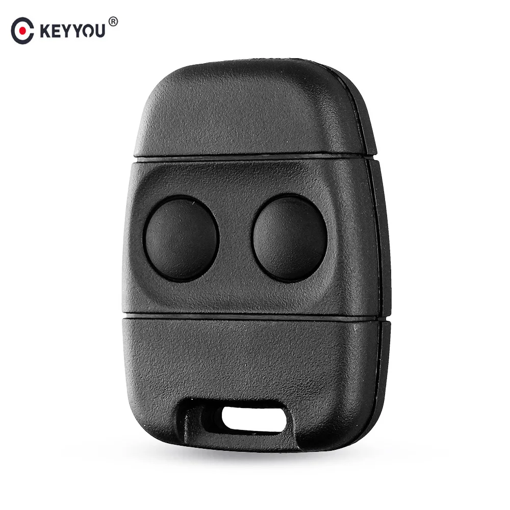 

KEYYOU 2 Button Smart Remote Car Key Shell Case For Land Rover C50 Auto Durable Blank Auto Replacement Keyless Entry Fob Cover