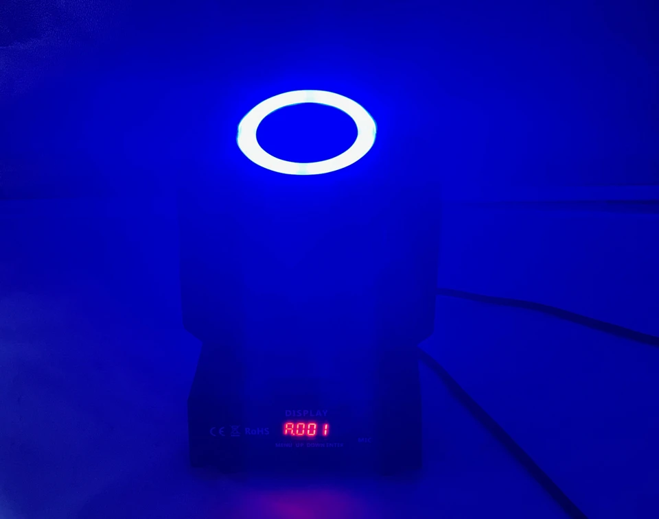 Мини светодиодный 60 Вт Луч с 12 Светодиодный SMD5050 RGB 3в1 Halo Effect светодиодный супер яркий светодиодный DJ Точечный светильник фирмы "DMX"