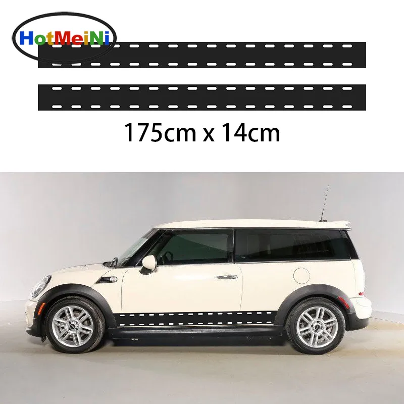 

HotMeiNi 2x Continuous Line Drawing Mini Fashion Sports Car Sticker Body Checkered Flags for Young People Vinyl Decals 9 Color