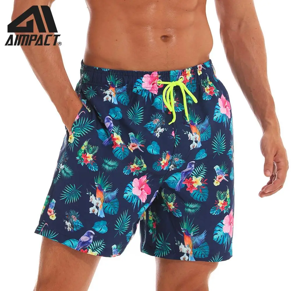 flower swim shorts