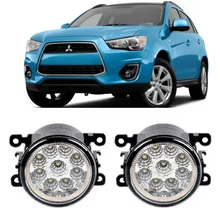 Автомобиль Стайлинг Для Mitsubishi ASX 2013 2014 9-шт Светодиодные Противотуманные Фары H11 H8 12 В 55 Вт Туман Глава лампы