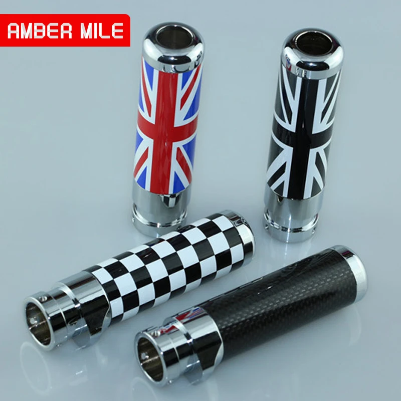 AMBERMILE титановый сплав углерода для Mini Cooper R55 Clubman R56 R57 R58 R59 аксессуары внутренняя отделка автомобиля рукоятка ручного тормоза крышка