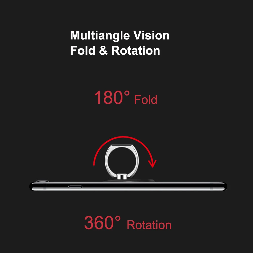 VOXLINK 360 градусов тонкий и светильник, крепление для телефона, поддержка для iPhone x 9 8 Xiaomi samsung huawei, все модели телефонных колец