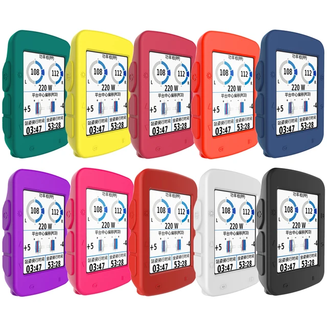 US $2.10 10 Colors Cycling Computer Holder Silicone Rubber Protector Cover For Garmin Edge 520 Bicycle Compu
