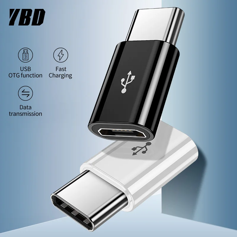 Адаптер YBD OTG Type C USB к кабелю Micro Thunderbolt 3 адаптер для Macbook Pro Samsung S9 One plus