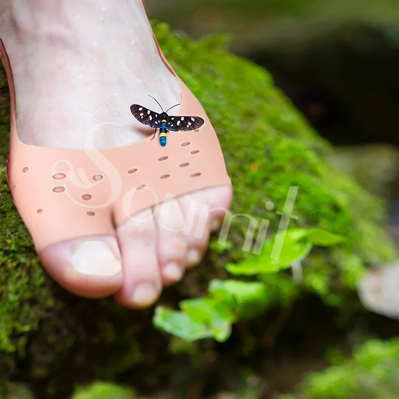 Soumit силиконовый гель дышащие увлажняющие носки plantillas стельки предотвращают буйон подошвенный фасциит мозолей подошва обуви