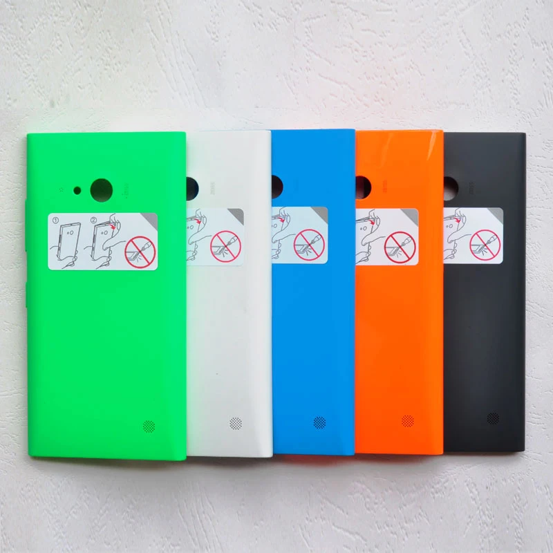 Zuczug Nuovo Originale Posteriore In Plastica Custodia Per Nokia Lumia 730/735 Caso Della Copertura Posteriore Della Batteria Con Nfc + Lato Chiavi Di