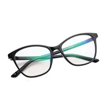 Классический Оптический для женщин Кошачий глаз Catcher очки рамки винтажное зеркало анти излучения Черный печати оправа для Компьютерных Очков