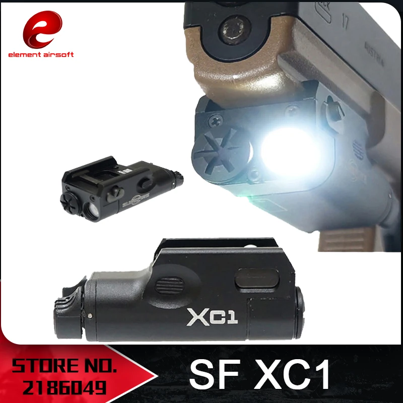 

Element Airsoft Surefir Tactical XC1 pistol flashlight Weapon light Flashlight Glock SF XC1 Ultra Compact Handgun Light EX414