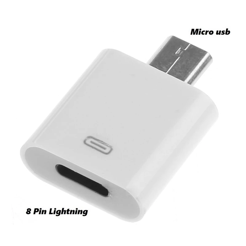 

ALITER USB Adapter Converter 8-Pin light Female To Micro USB Male For Phone