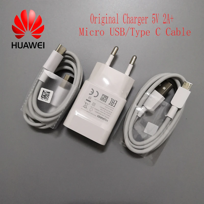 

Original for HUAWEI Charger Adapter 5V/2A,100cm Data Cable For Mate 7 8 S/P8/P7 Lite 2017/P9 Lite/P10/P20/Honor 8 Lite/7I/6X/5c