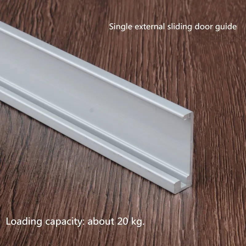External single door sliding door rail door sliding rail monorail