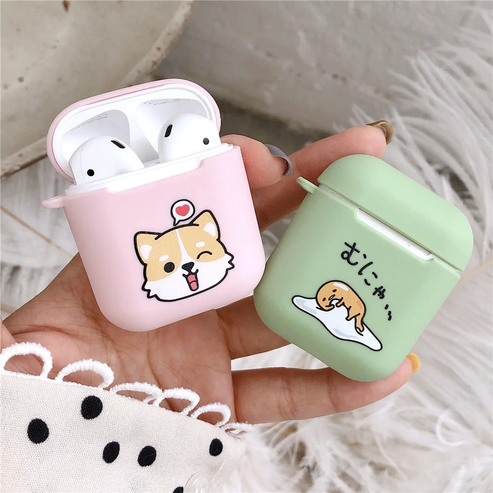 

For AirPods Case Cartoon Pattern Bluetooth Wireless Earphone Bag For Apple Airpods Accessories Charging Box Protective Cover