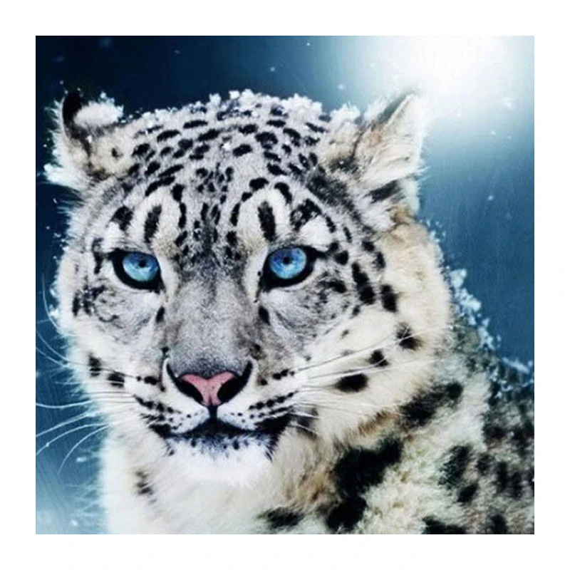 

Snow Leopards 5D Diamond Painting Diamond Mosaic Animal Cross Stitch Crystal Sets Unfinish Decorative Diamond Embroidery