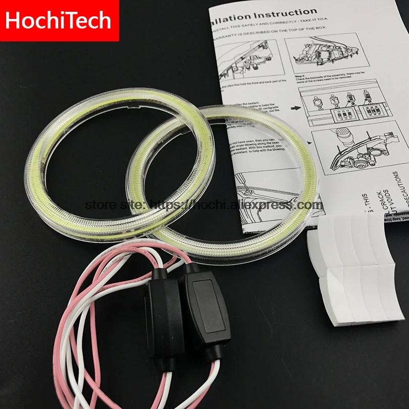 Для Hyundai Genesis купе 2010 2011 2012 2013 2014 COB Светодиодный дневной светильник Белый Halo Cob Led