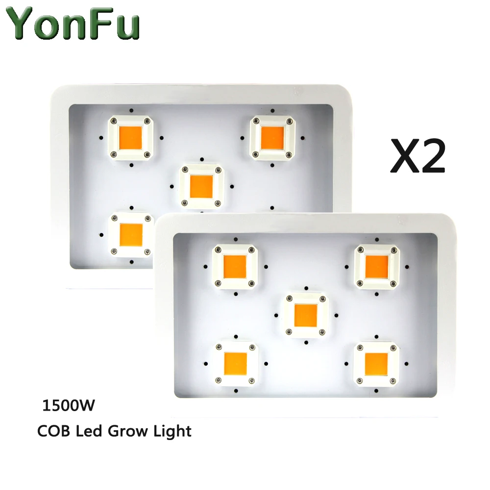 

1500W COB LED Grow Light Full Spectrum LED Grow Lamps Bulbs for veg Hydropnic Indoor Plants and Greenhouse Growing Lighting