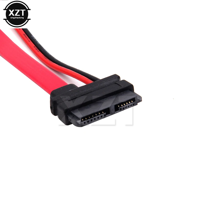Новые 30 см Slimline SATA кабели кабель питания для Molex Slim 13 pin (7P + 6 P) до 7pin 1ft/12 дюймов|cable