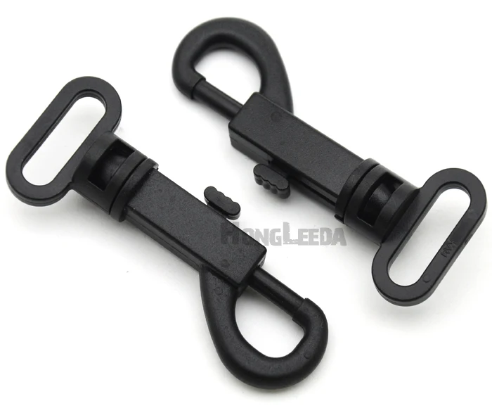 

30pcs/lot 25mm 1inch POM plastic spring snap clip hooks rotating carabiner backpack shoulder strap paracord hooks HLD/M248-25