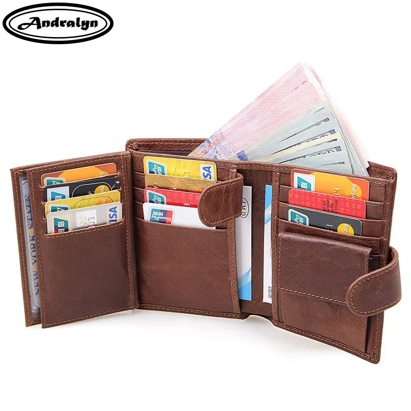 Large Capacity Mens Wallet