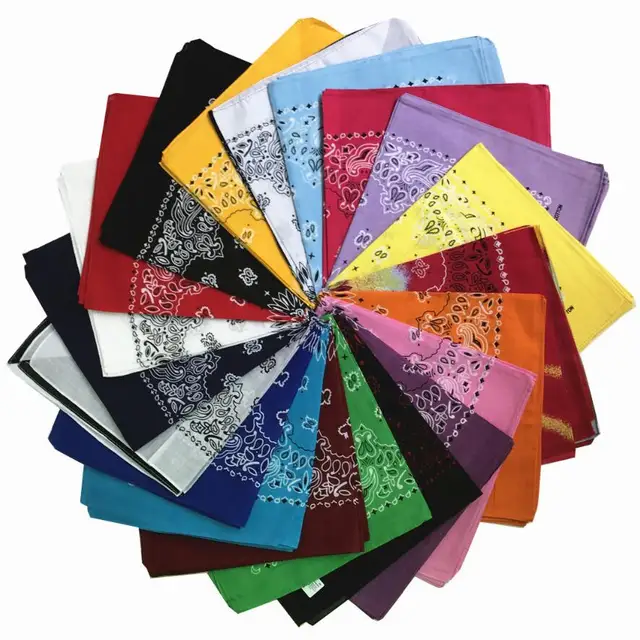 Fashion  Cotton Pocket Square Western Style Printed Big Handkerchief for Suit Pocket Wedding Square Bandanas Hanky AU100 1