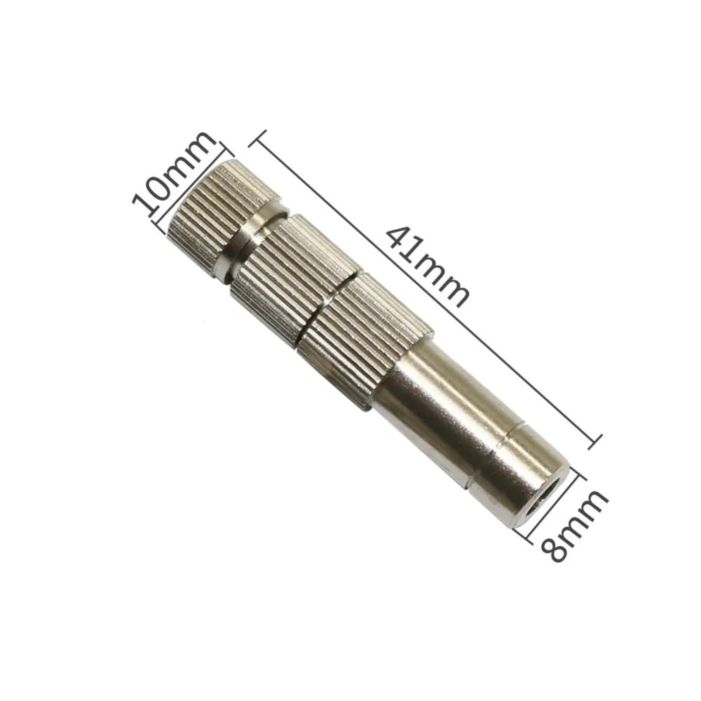 2 шт. 0,2-0,6 мм замок скольжения быстроразъемный 8 мм низкое давление медь анти-капельный с фильтром Gareden орошение туман запотевания сопла