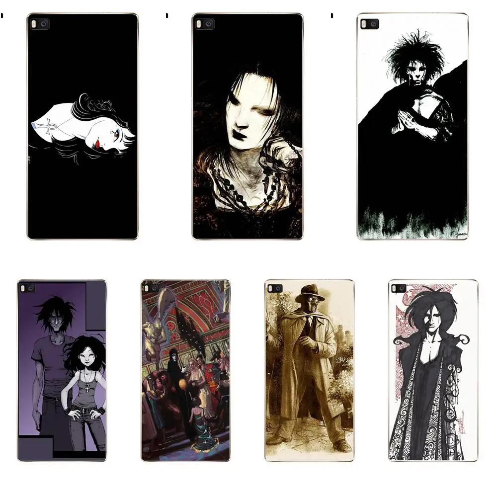 

Perciron For Huawei G7 G8 Honor 5A 5C 5X 6 6X 7 8 V8 Mate 8 9 P7 P8 P9 P10 Lite Plus Soft Fashion Cover Case Sandman Comics