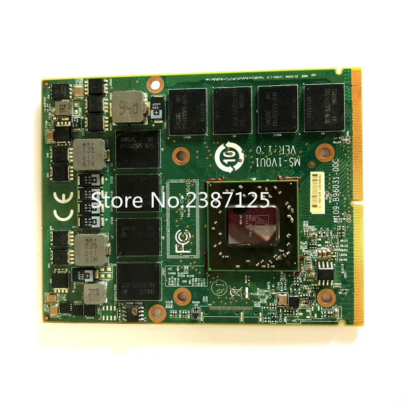 Новинка для MSI MS 16F1 16F2 16F3 1656 1727 ноутбук Видеокарта ATI Mobile Radeon HD 5870 HD5870 1 ГБ GDDR5 чехол для накопителя