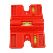 JFBL Горячая 340 градусов складной цилиндр Магнитный уровень трубопровода столб уровень 19*13,3 см пластик+ акрил высокого качества инструмент для уровня