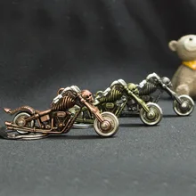 Nuevo llavero para motocicleta personalidad cráneo moto coche llave anillo colgantes de bolso de dijes regalo llavero de K3120